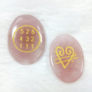 Energized Rose Quartz Zibu Coin